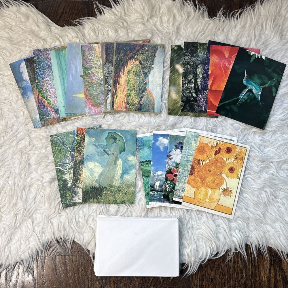 Vintage Museum Masters Art Note Card Collection W/ Envelopes Lot Of 20 + 1 Extra